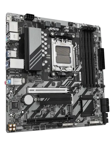 GIGABYTE B850M D3HP Placa Base - Procesadores AMD Ryzen Serie 9000, 5+2+2 fases VRM digitales, hasta 8200MHz DDR5 (OC), 1xPCIe