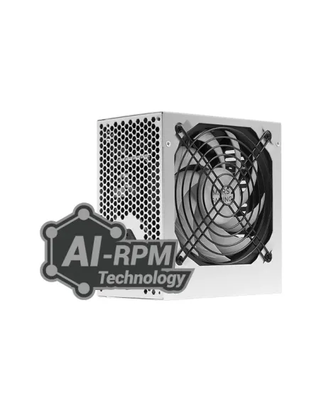 Mars Gaming MPIII650, Fuente Alimentación PC ATX 650W, 5 Años de Garantía, 85% Eficiencia, Sistema Digital APFC, Ventilador FDB