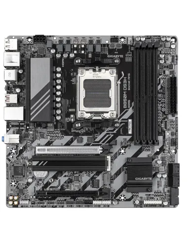 GIGABYTE B850M DS3H Placa Base - Procesadores AMD Ryzen Serie 9000, 16+2+2 fases VRM digitales, hasta 8200MHz DDR5 (OC), 1xPCIe