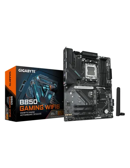 GIGABYTE B850 GAMING WIFI6 Placa Base - Procesadores AMD Ryzen Serie 9000, VRM digital de 6+2+2 fases, hasta 8200MHz DDR5 (OC),