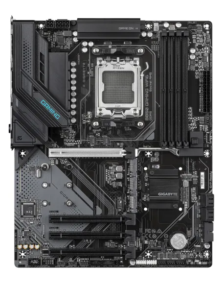 GIGABYTE B850 GAMING WIFI6 Placa Base - Procesadores AMD Ryzen Serie 9000, VRM digital de 6+2+2 fases, hasta 8200MHz DDR5 (OC),