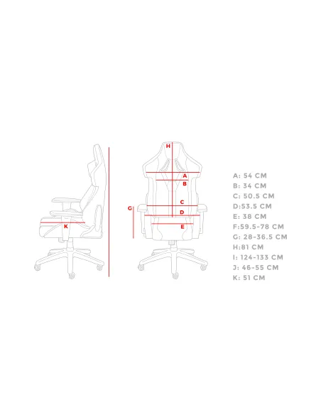 GENESIS Nitro 650 Butaca para jugar Asiento acolchado Negro