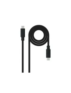 Nanocable Cable USB 3.2 Gen2x2 20Gbps 5A/100W 4K/60Hz USB-C/M-USB-C/M, Negro, 3 m