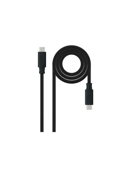 Nanocable Cable USB 3.2 Gen2x2 20Gbps 5A/100W 4K/60Hz USB-C/M-USB-C/M, Negro, 3 m
