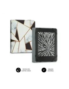 Funda subblim clever ebook case 6pulgadas marmol negro