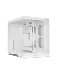 Caja hummer astra neo semitt atx cristal frameless blanco
