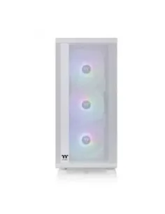 Caja ordenador gaming thermaltake s200 tg argb blanco atx 2 x usb 3.0 3 x 120mm