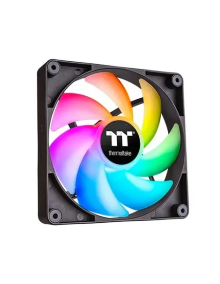 Ventilador 140x140 thermaltake ct140 black pack 2uds - 1500rpm - pwm - argb