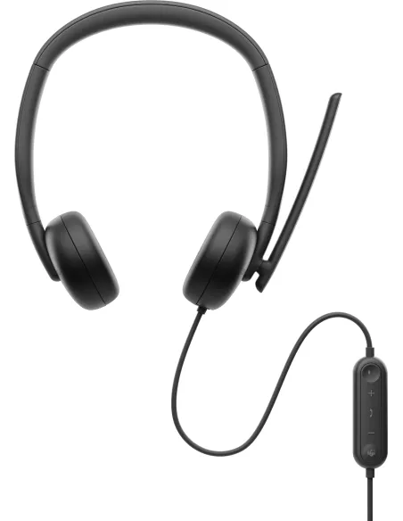 DELL WH3024 Auriculares Alámbrico Diadema Llamadas Música USB Tipo C Negro