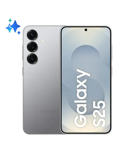 Samsung Galaxy S25 15,8 cm (6.2") SIM doble Android 15 5G USB Tipo C 12 GB 128 GB 4000 mAh Plata