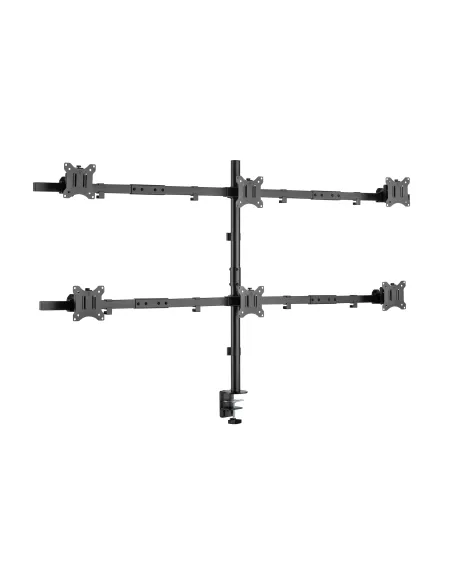 Equip Soporte articulado de sobremesa para 6 monitores de 17"-32