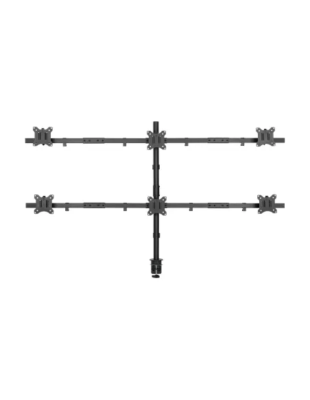 Equip Soporte articulado de sobremesa para 6 monitores de 17"-32