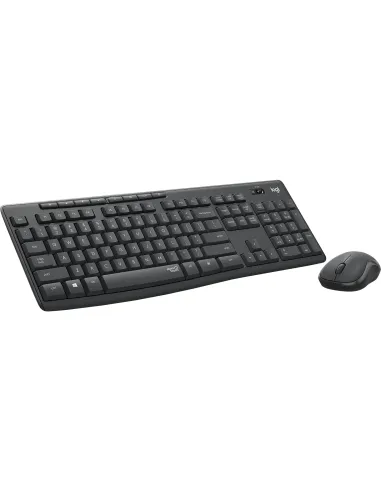 Logitech MK295 Silent Wireless Combo teclado Ratón incluido Oficina RF inalámbrico Portugués Grafito