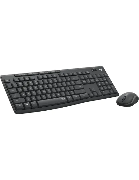 Logitech MK295 Silent Wireless Combo teclado Ratón incluido Oficina RF inalámbrico Portugués Grafito