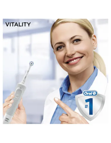 Oral-B Vitality 100 Ultrathin Adulto Cepillo dental oscilante Blanco