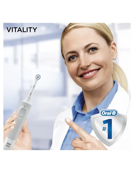 Oral-B Vitality 100 Ultrathin Adulto Cepillo dental oscilante Blanco