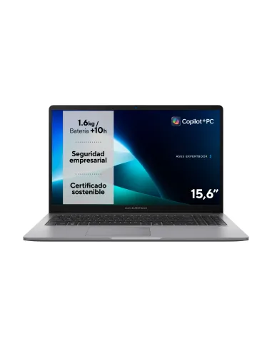 ASUS ExpertBook P1503CVA-S70674 - Ordenador Portátil 15.6" Full HD (Intel Core i7-13620H, 16GB RAM, 512GB SSD, UHD Graphics,