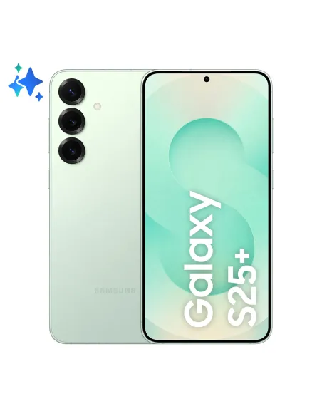 Samsung Galaxy S25+ 17 cm (6.7") SIM doble Android 15 5G USB Tipo C 12 GB 256 GB 4900 mAh Color menta