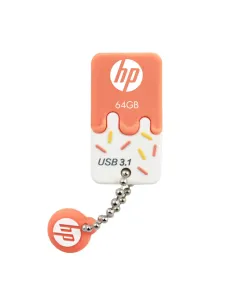 HP x778w unidad flash USB 64 GB USB tipo A 3.2 Gen 1 (3.1 Gen 1) Naranja, Blanco