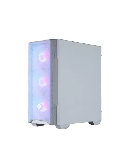MSI MAG FORGE M100R Midi Tower Transparente, Blanco