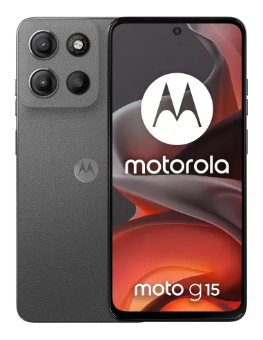 Motorola moto g15 17,1 cm (6.72") SIM doble Android 15 4G USB Tipo C 8 GB 256 GB 5200 mAh Gris