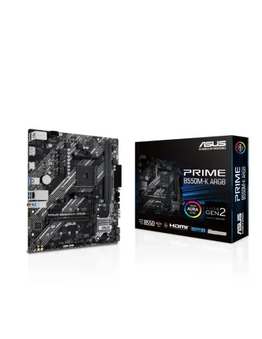 ASUS PRIME B550M-K ARGB AMD B550 Zócalo AM4 micro ATX