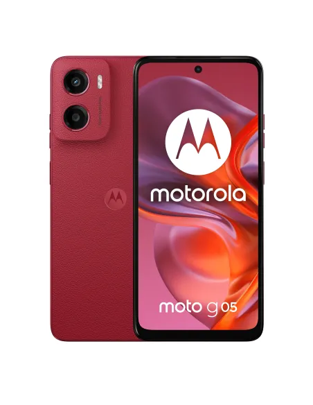 Motorola moto g05 16,9 cm (6.67") SIM doble Android 15 4G USB Tipo C 4 GB 128 GB 5200 mAh Rojo