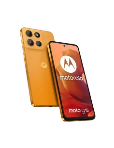 Motorola moto g15 17,1 cm (6.72") SIM doble Android 15 4G USB Tipo C 8 GB 128 GB 5200 mAh Naranja