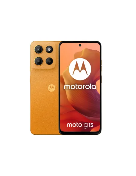Motorola moto g15 17,1 cm (6.72") SIM doble Android 15 4G USB Tipo C 8 GB 128 GB 5200 mAh Naranja