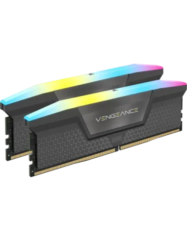 MEMORIA CORSAIR DDR5 32GB 2X16GB PC6000 VENGEANCE RGB CMH32GX5M2B6000Z30K