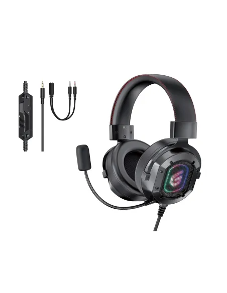Conceptronic ATHAN03B auricular y casco Auriculares Alámbrico Diadema Juego Negro