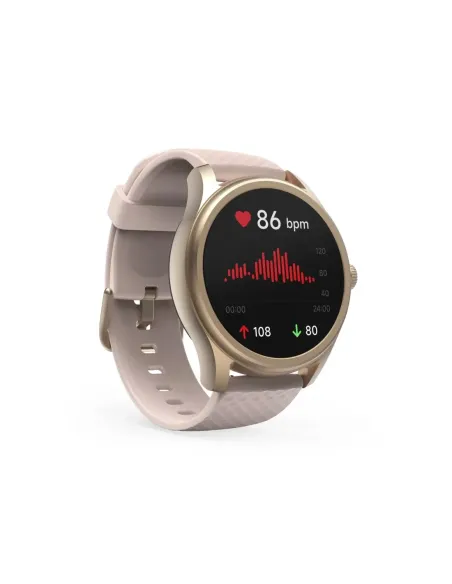 Hama 5010 3,51 cm (1.38") LCD Digital Pantalla táctil Oro rosa