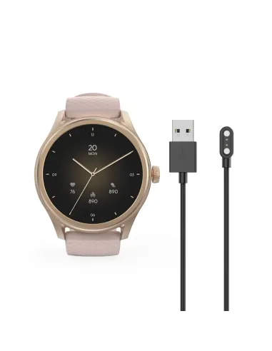 Hama 5010 3,51 cm (1.38") LCD Digital Pantalla táctil Oro rosa