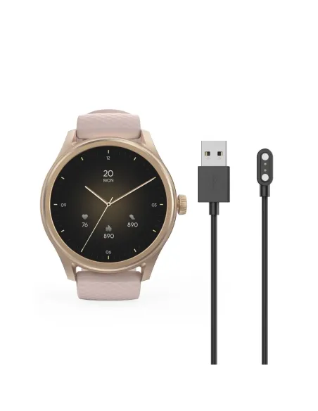 Hama 5010 3,51 cm (1.38") LCD Digital Pantalla táctil Oro rosa