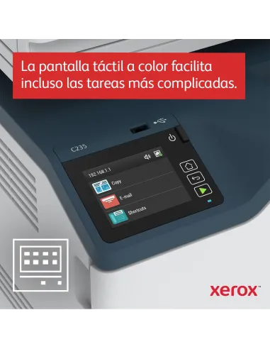 Xerox C235 A4 22 ppm Inalámbrica Copia impresión escaneado fax PS3 PCL5e 6 ADF 2 bandejas Total 251 hojas