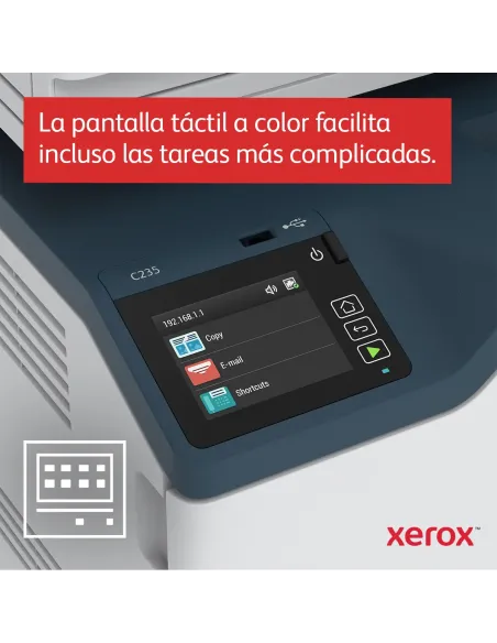 Xerox C235 A4 22 ppm Inalámbrica Copia impresión escaneado fax PS3 PCL5e 6 ADF 2 bandejas Total 251 hojas