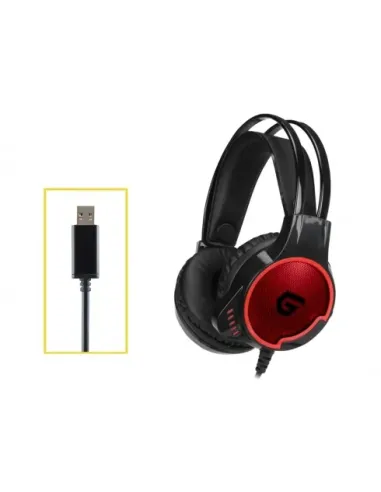 Conceptronic ATHAN U1 Auriculares Alámbrico Diadema Juego USB tipo A Negro