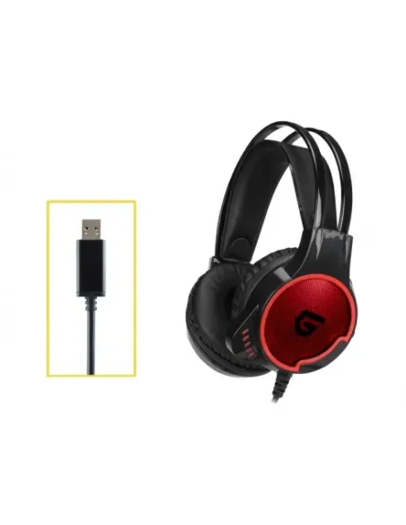 Conceptronic ATHAN U1 Auriculares Alámbrico Diadema Juego USB tipo A Negro