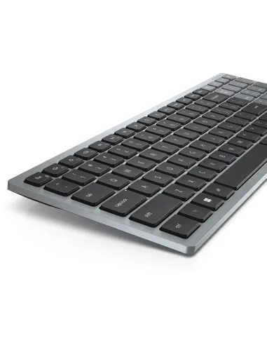 DELL KB740 teclado Oficina RF Wireless + Bluetooth QWERTY Español Gris, Negro
