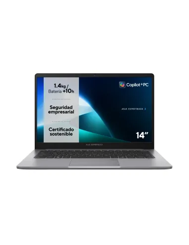 ASUS ExpertBook P1403CVA-S60623 - Ordenador Portátil 14" Full HD (Intel Core i5-13420H, 16GB RAM, 512GB SSD, UHD Graphics, Sin