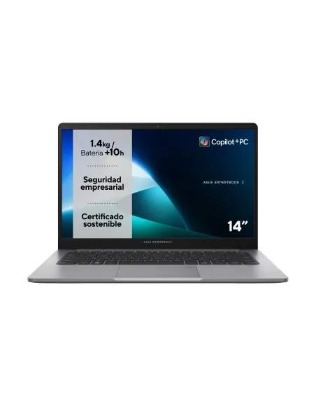 ASUS ExpertBook P1403CVA-S60623 - Ordenador Portátil 14" Full HD (Intel Core i5-13420H, 16GB RAM, 512GB SSD, UHD Graphics, Sin