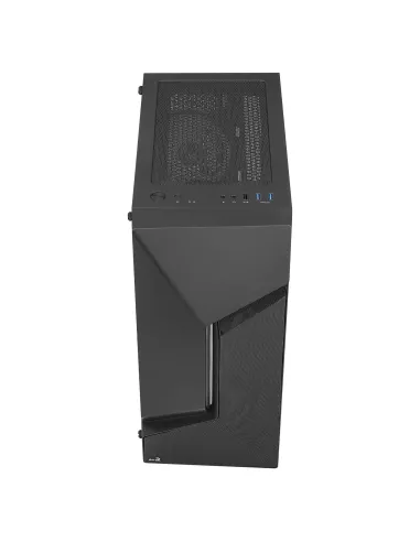 Aerocool SCAPEBKV3 Caja Gaming ATX Frontal RGB LED Cristal Templado 3xVentiladores ARGB Negro