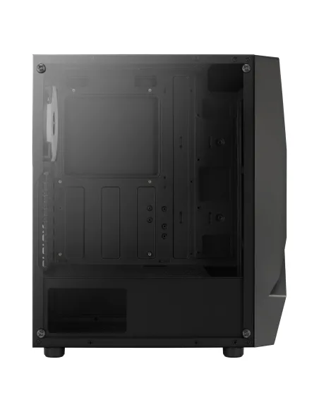 Aerocool SCAPEBKV3 Caja Gaming ATX Frontal RGB LED Cristal Templado 3xVentiladores ARGB Negro