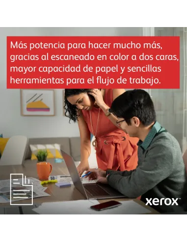 Xerox B225 A4 34 ppm Inalámbrica a doble cara Copia impresión escaneado PS3 PCL5e 6 ADF 2 bandejas Total 251 hojas