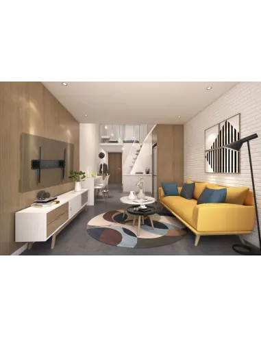 Equip 650322 Soporte de pared para TV curva inclinable de 60"-100