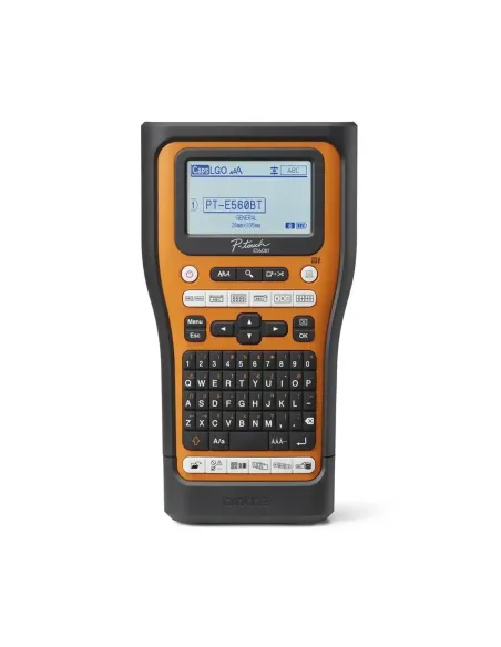 Rotuladora brother pt - e560btsp lcd -  3 lineas -  teclado qwerty -  corte automatico