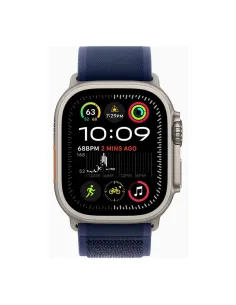Smartwatch apple watch ultra 2 gps + cell 49mm natural titanium case blue loop trail s - m