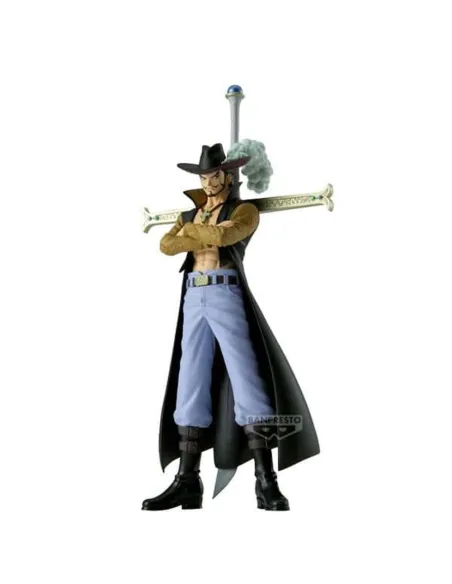 Figura banpresto one piece dxf the grandline series dracule mihawk 17cm