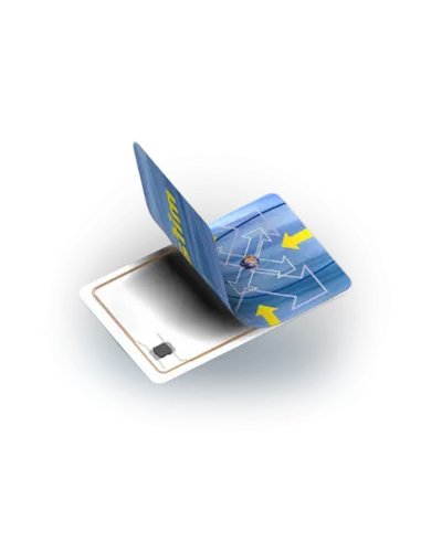 Tarjeta pvc proximidad blanca rfid 125 khz