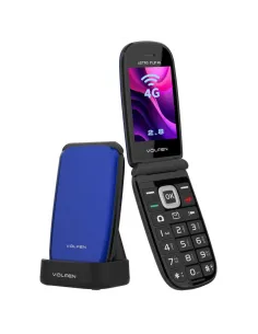 Telefono movil volfen astro flip 4g azul